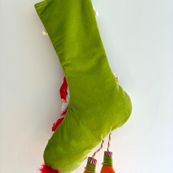 Patience Brewster Krinkles Cardinal Stocking - Picture 6 of 9